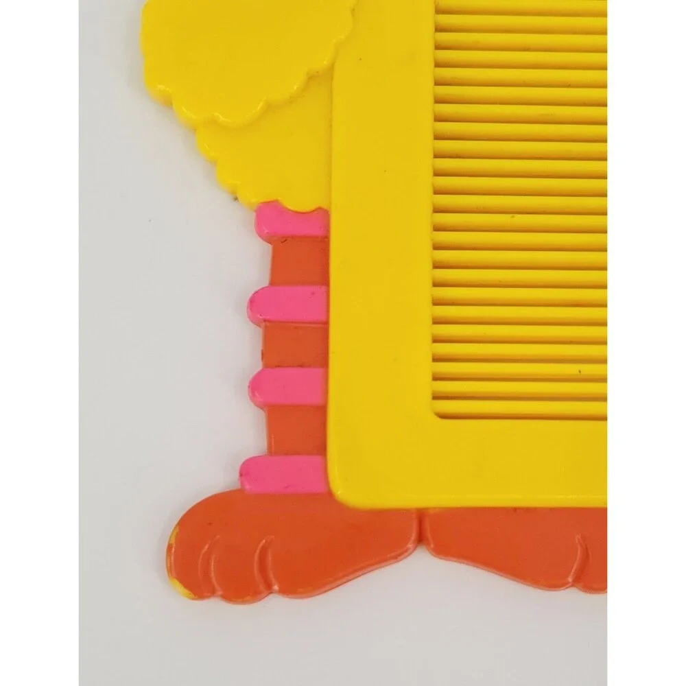 Vintage 1990 Sesame Street Big Bird Childs Hair Comb Applause Retro 6